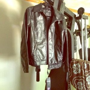 Armani Exchange Men's Leather Jacket