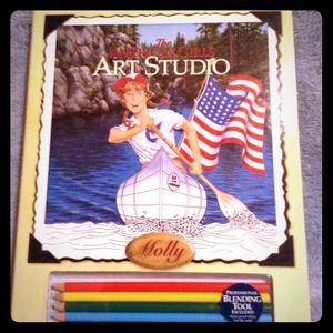 *Reserved* American Girl Art set "Molly"