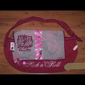 HUGE Victoria's Secret messenger bag