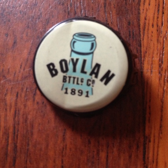 ON HOLD!!! Boylan Bottle Cap Pin.