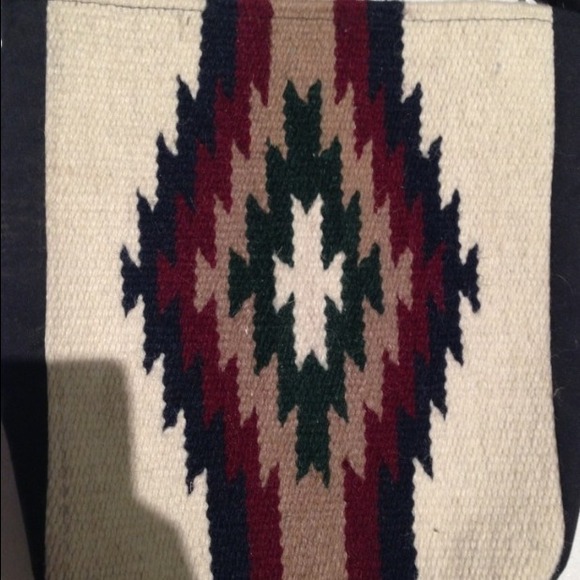 Cross body Native American style hemp purse
