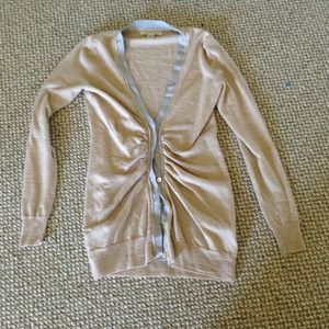 Banana republic camel merino wool cardigan