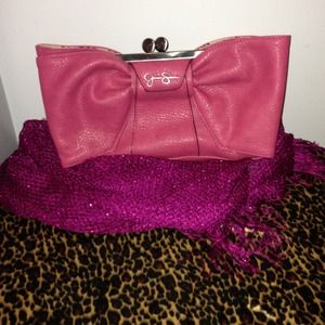 Jessica Simpson clutch.