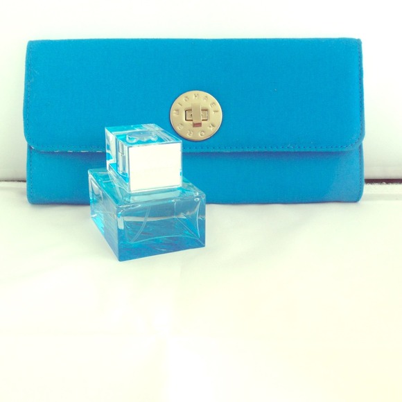 Michael Kors perfume and clutch