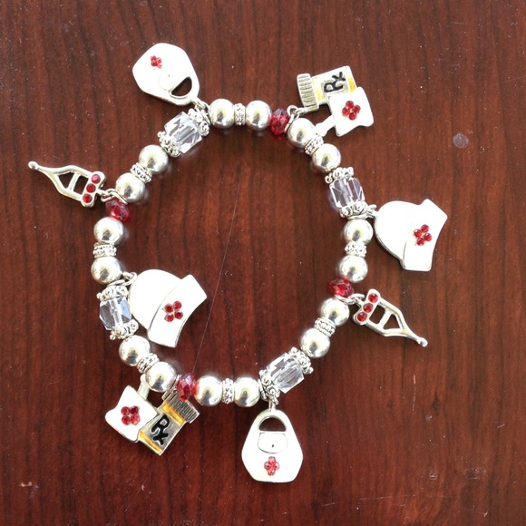 Nurse charm bracelet