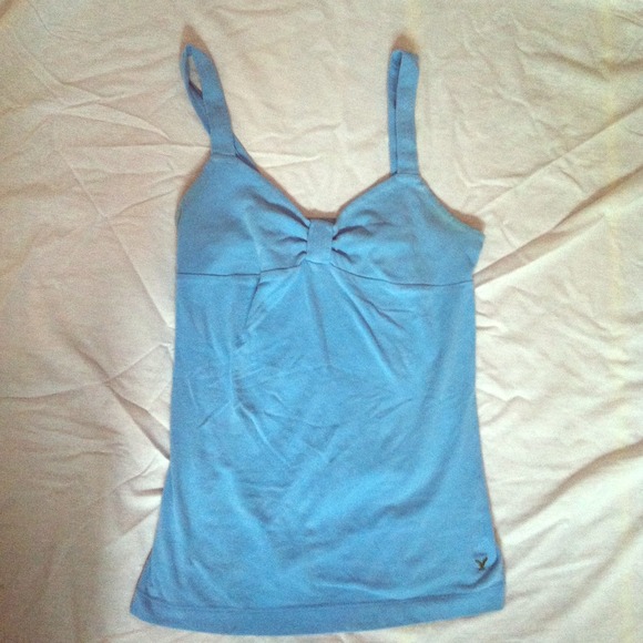 American eagle baby blue tank