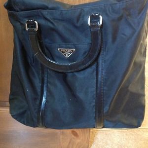 Authentic Prada large messenger bag