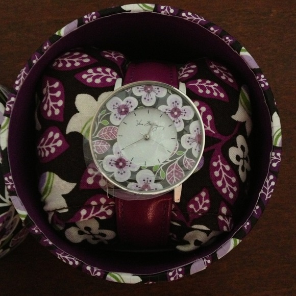 Vera Bradley Plum Petals watch