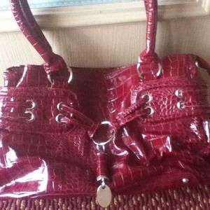 Burgundy purse
