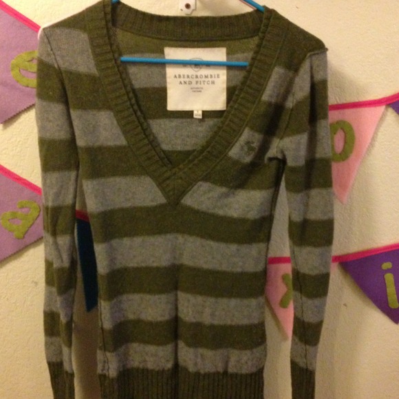 Abercrombie striped sweater