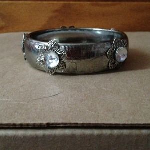 Silver Flower Bracelet