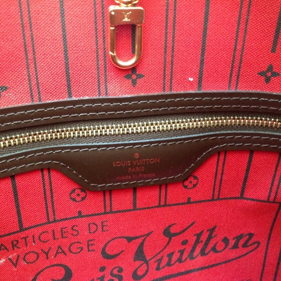 βSOLDβ. LOUIS VUITTON NEVERFULL MM on Damier Ebene - Picture 3 of 4