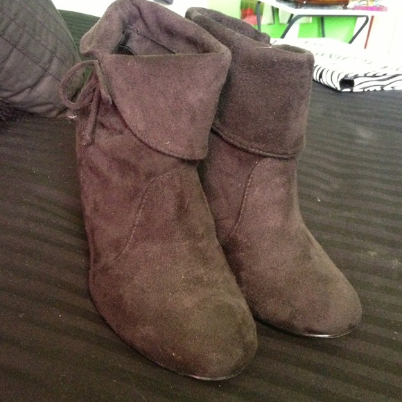 Black ankle boots size 8