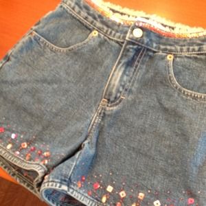 Sequin Gap Shorts