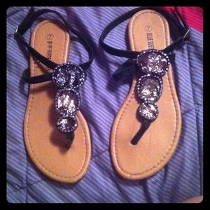 GORGEOUS STONE SANDALS!