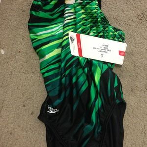 Speedo competition one piece swimsuit