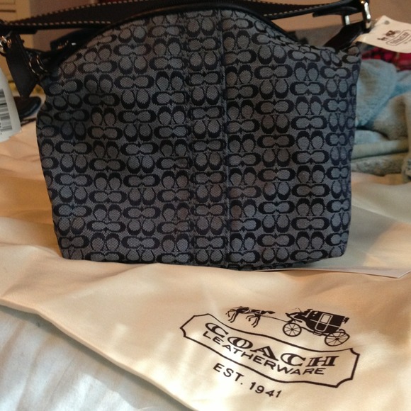 Sold! 📦📦📦📦Brand new with tags blue coach purse - Picture 3 of 4
