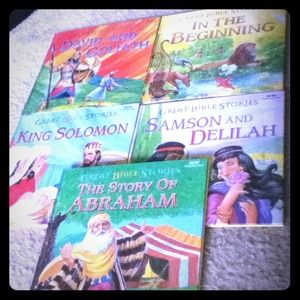 A bundle of children's bible stories for One price