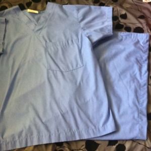 Ceil Blue Scrub Set