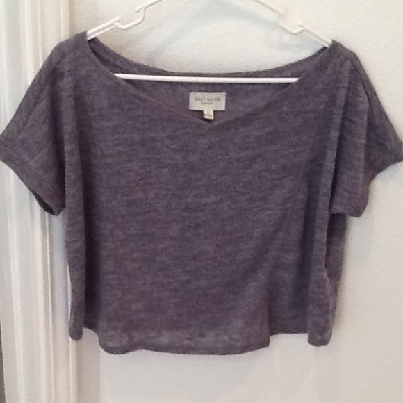 🚫Sold🚫NWOT Gilly hicks oversized crop top