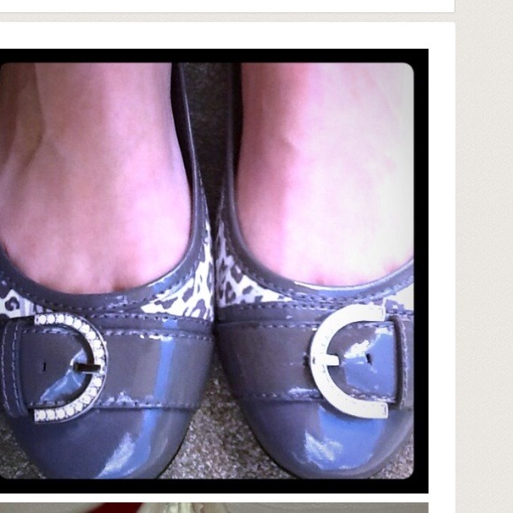 Coach Reagan Leopard Print Ocelot Flats - Picture 4 of 4