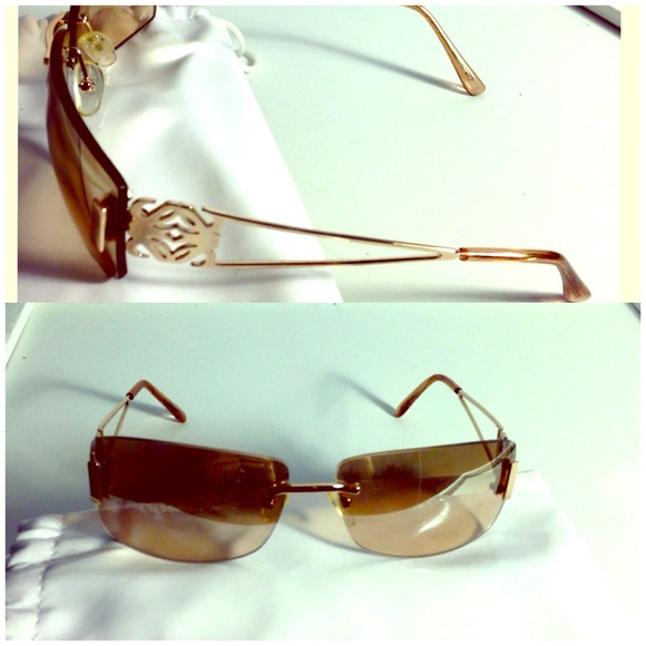 🚫sOLD🚫 Rimless Metal arms Sunglasses