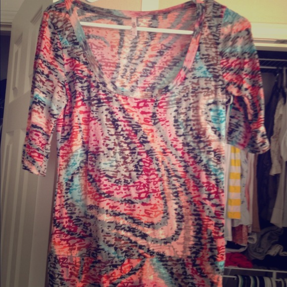 Tye dye color top