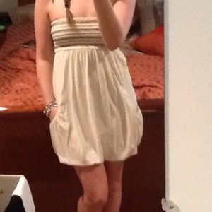 Strapless /tube top cover up/dress with pockets!