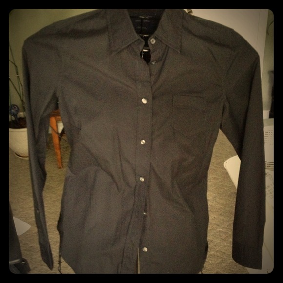 American Eagle Black long sleeve professional top - Picture 1 of 2