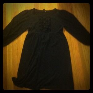 black sparkle h&m dress