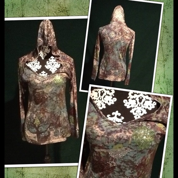 REDUCED!  Long sleeve tie die shirt