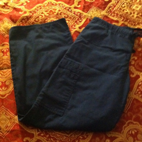 Navy blue scrub pants