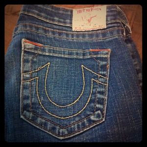 Sold* True Religion Dark Wash Jeans* sold