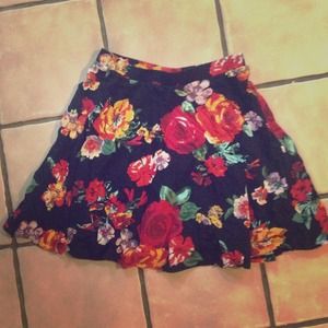 Floral High Waisted Skirt!