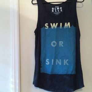 GLMR KLLS (Glamour Kills) Swim or Sink tank-top LG