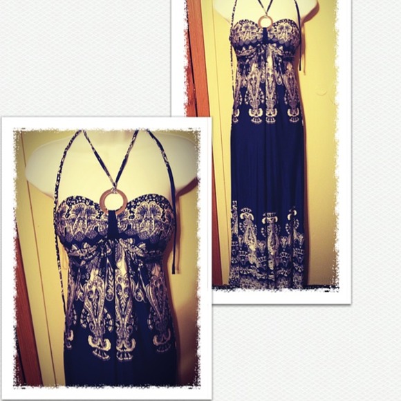 New halter maxi dress!