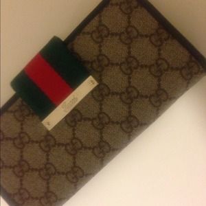 Brown leather wallet