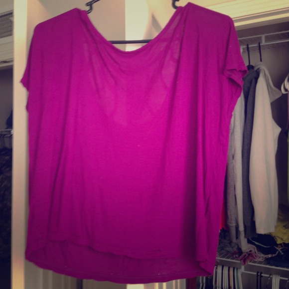 Purple flowy shirt!