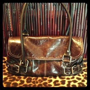 (SOLD) Bass Leather handbag