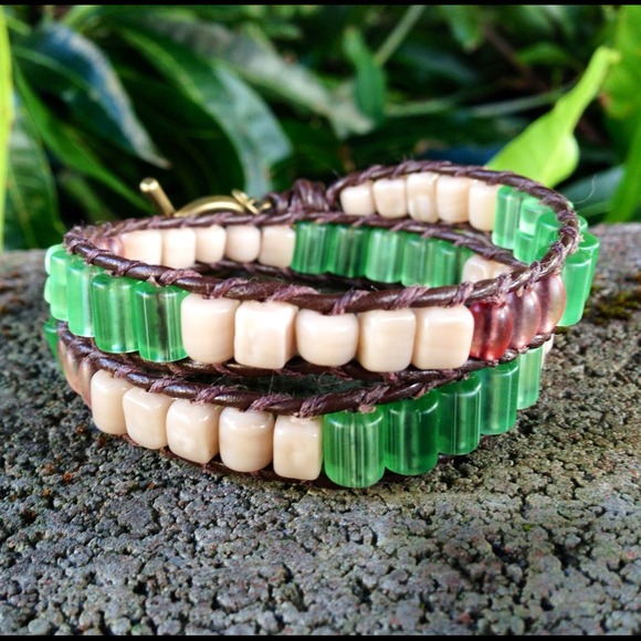 Double Wrap Bracelet🌿💚✌ - Picture 2 of 4