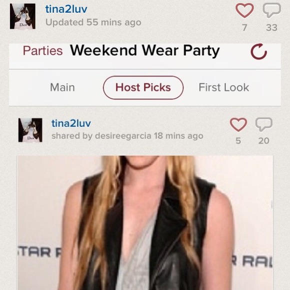 💖HP 12/7💖 leather vest - Picture 4 of 4