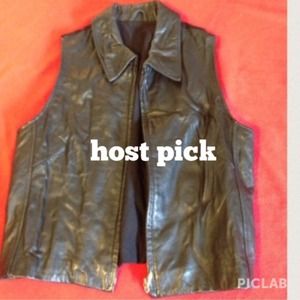 💖HP 12/7💖 leather  vest