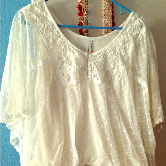 Reduced! Free People Lace top