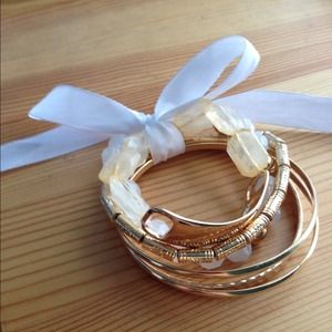 🚫SOLD🚫 IN BUNDLE: Gold Stackable Bracelets