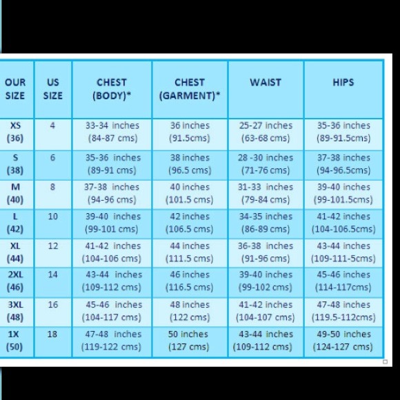 👗Size chart - Picture 4 of 4