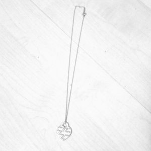 Tiffany's "I love you" necklace