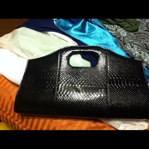 Black cased purse