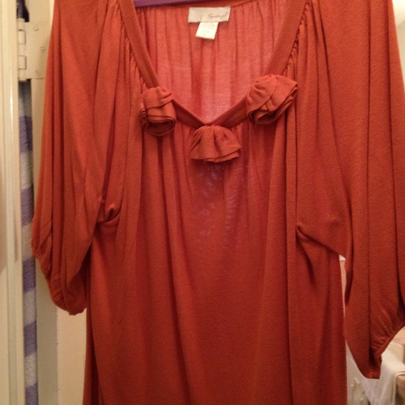 Orange Blouse