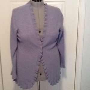 Plus Size Lilac Cashmere Sweater