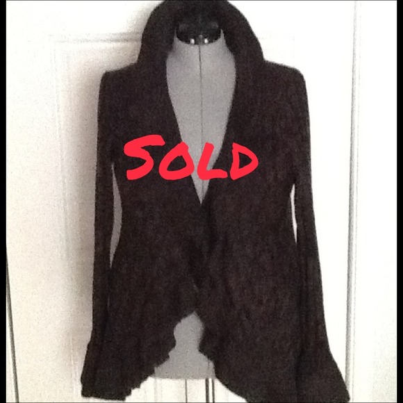 Sold in bundle! Plus size ruffled sweater
